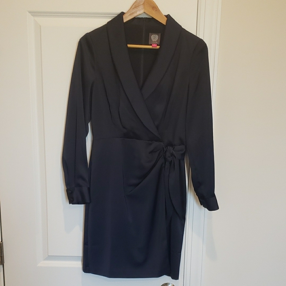 Elegant Vince Camuto Navy Dress NWOT